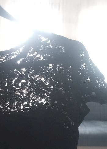 Siyah Drapeli V Yakalı Uzun Abiye Elbise - Görsel 4