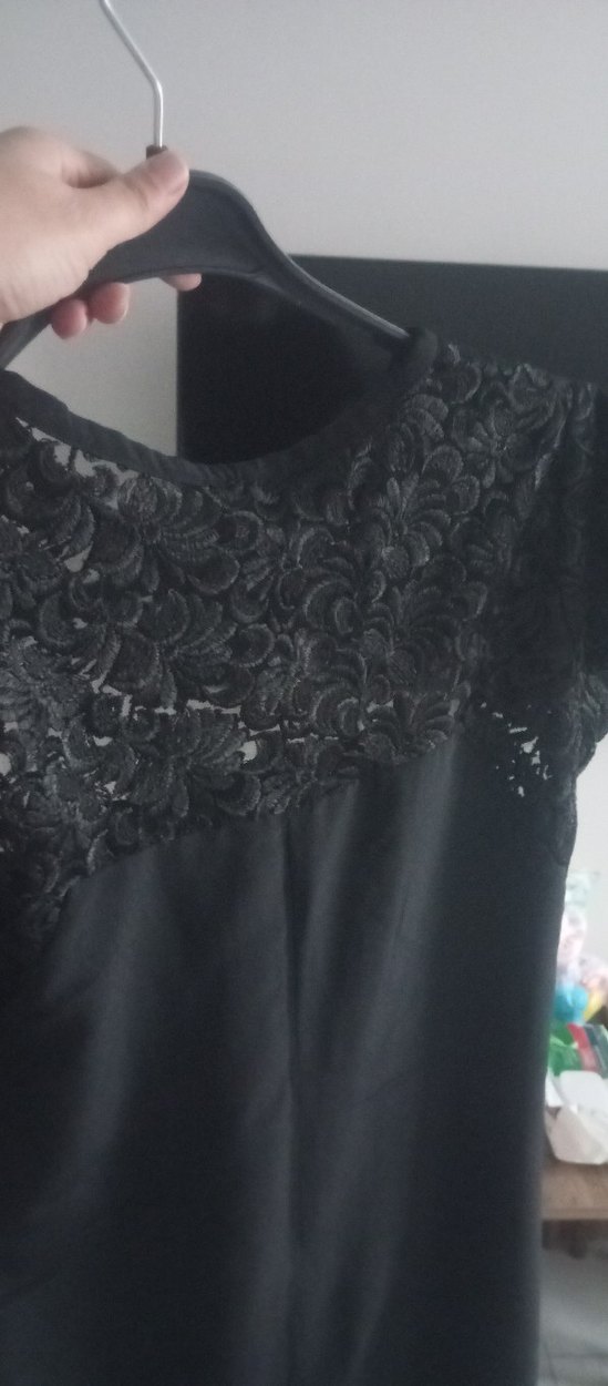 Siyah Drapeli V Yakalı Uzun Abiye Elbise - Görsel 5