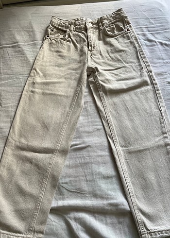 Zara Kız çocuk Bej Normal Boy Jean