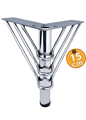 Diğer 15cm Krom Metal Mobilya Ayak Koltuk Kanepe Dolap Ayak 4lü Paket