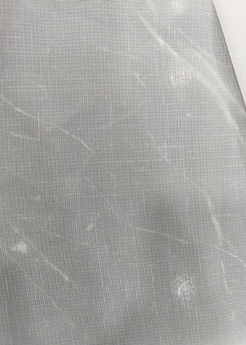 Beyaz Modern Düz Tül Perde - Görsel 8