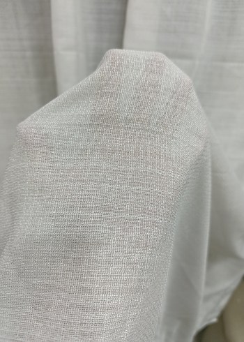 ekru Düz Tül Perde - Görsel 4