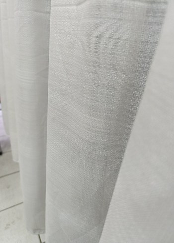 ekru Düz Tül Perde - Görsel 3