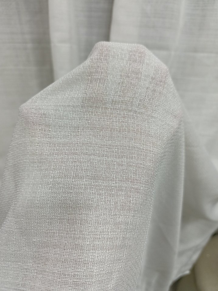 ekru Düz Tül Perde - Görsel 4