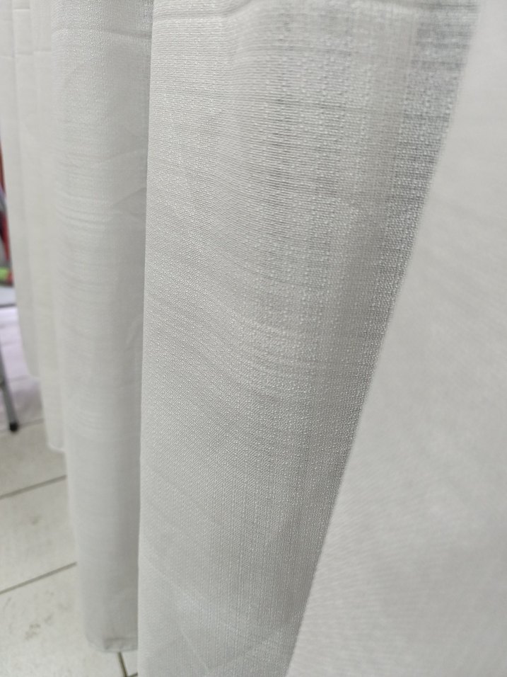 ekru Düz Tül Perde - Görsel 3