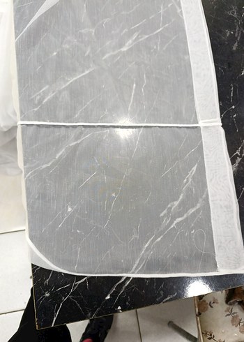 Beyaz Düz Tül Perde - Görsel 8