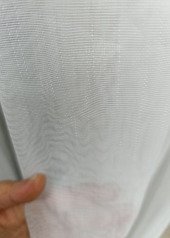 Beyaz Düz Tül Perde - Görsel 6