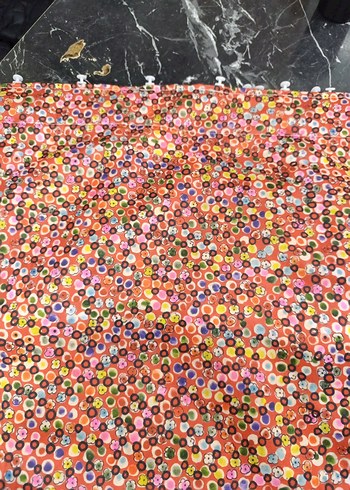 Düğmeli Çok Renkli fonluk kumaş - Görsel 5