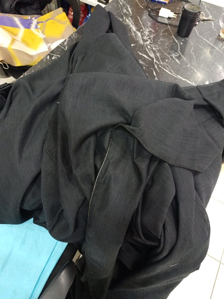 siyah keten tül - Görsel 2