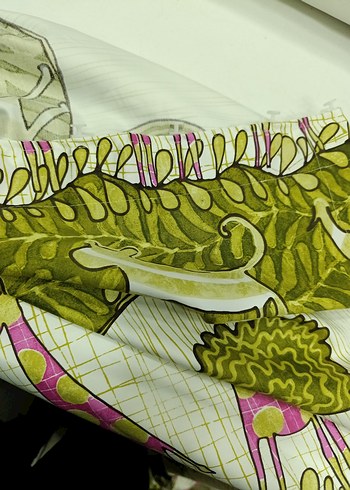 Yeşil  Bohem fonluk kumas - Görsel 5