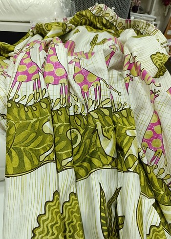 Yeşil  Bohem fonluk kumas - Görsel 4