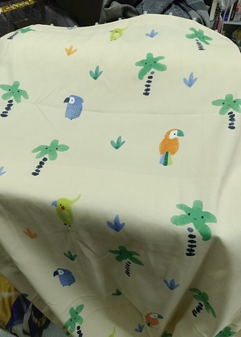 Pastel Renkli Baskılı fonluk kumaş - Görsel 6