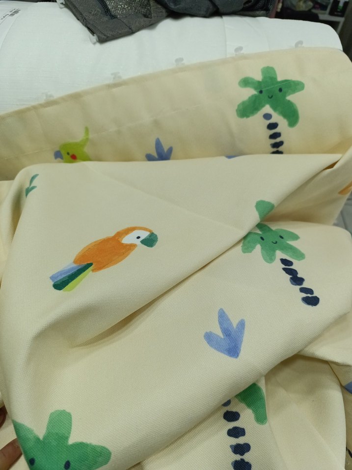 Pastel Renkli Baskılı fonluk kumaş - Görsel 3