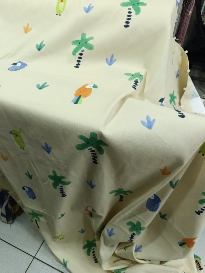 Pastel Renkli Baskılı fonluk kumaş - Görsel 4