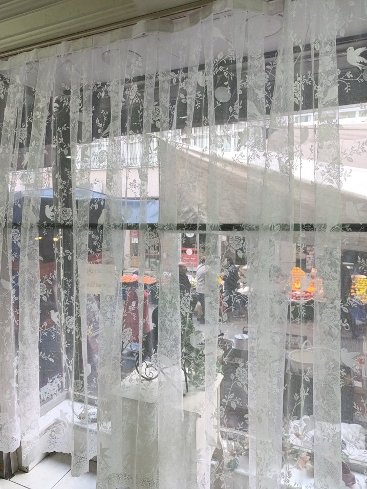 İşlemeli Beyaz Tül Perde - Görsel 5