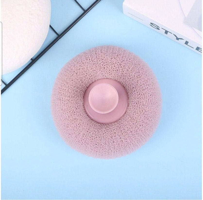 Vantuzlu Cilt ve Vücut Süngeri Banyo Lif - Görsel 3