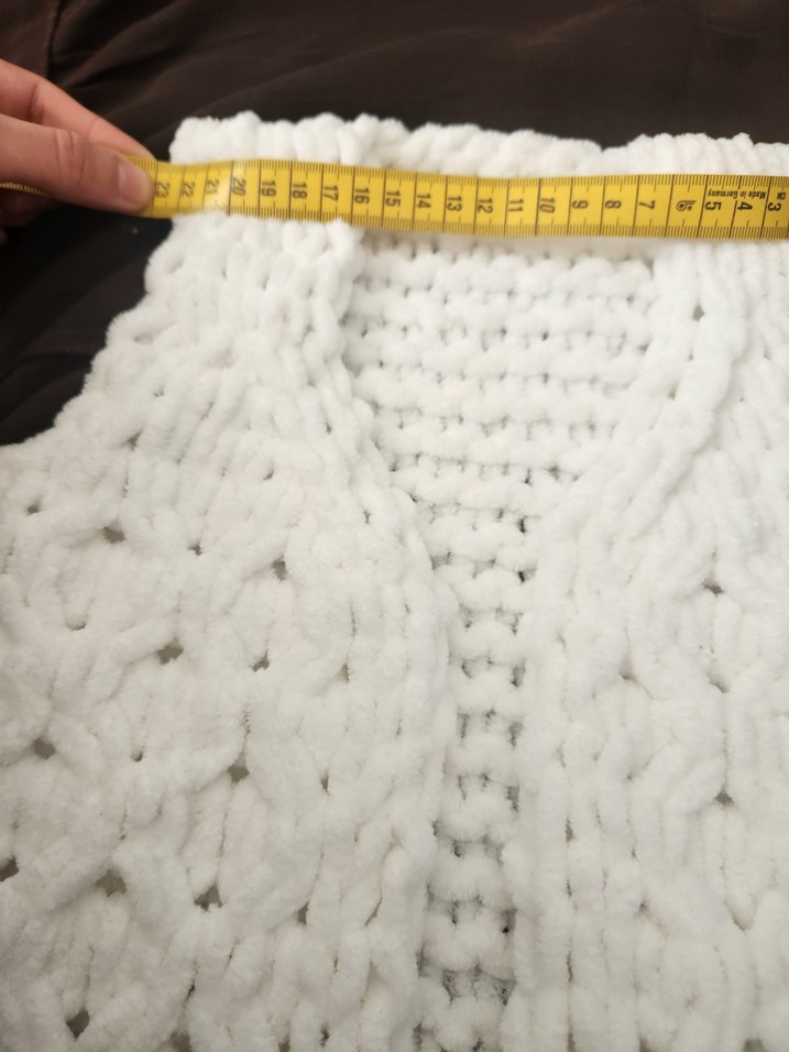 Puffy Bebek  Örgü Yelek Beyaz - Görsel 5