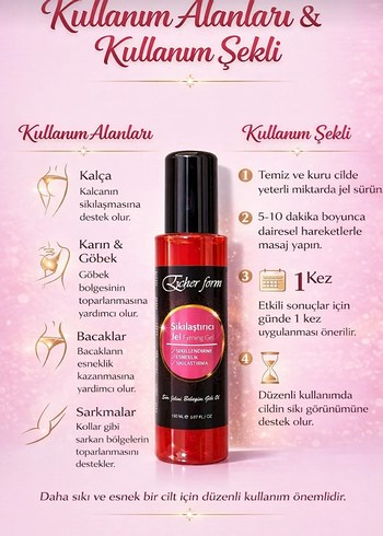 Echer Form Toparlayıcı Jel - Anti Selülit - Görsel 4