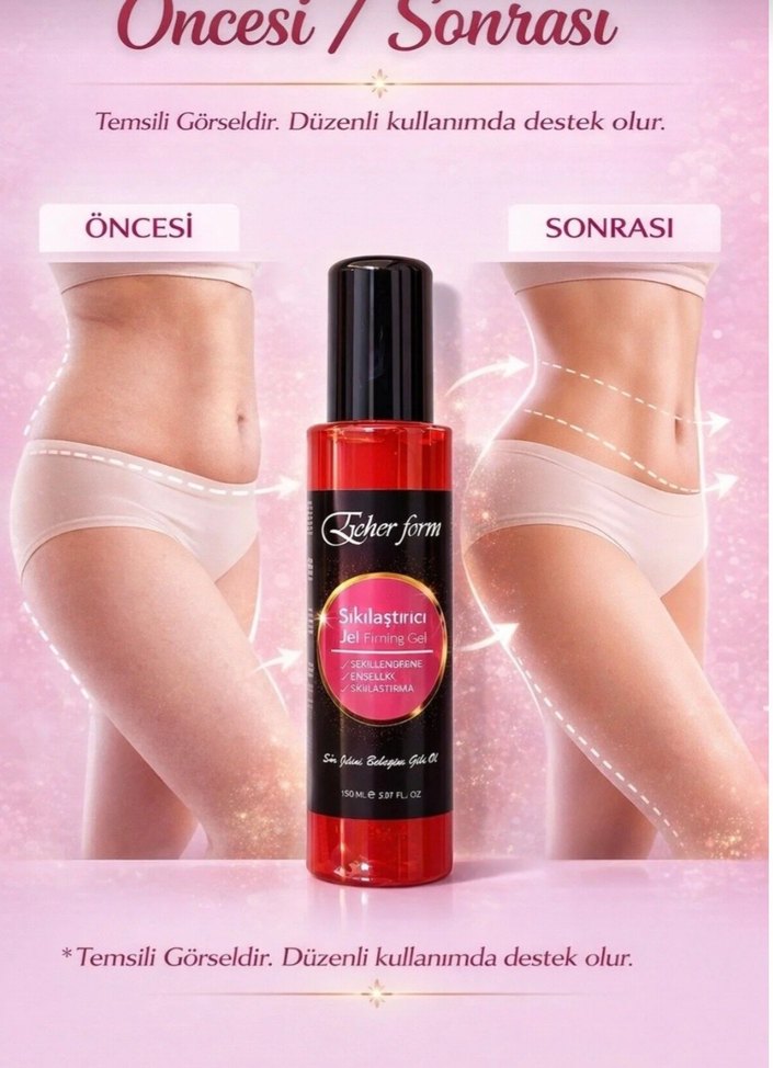 Echer Form Toparlayıcı Jel - Anti Selülit - Görsel 5