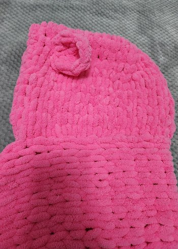 Puffy Pembe Kulaklı Balaklava - Görsel 6