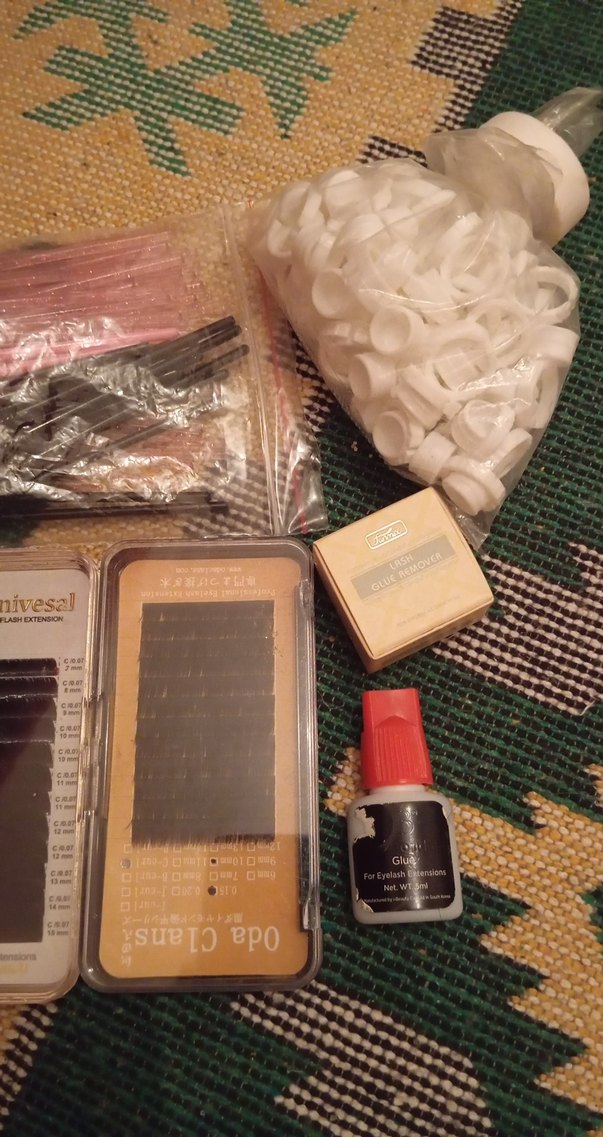 Beyaz Takma Kirpik Seti ve Aksesuarları - Görsel 4