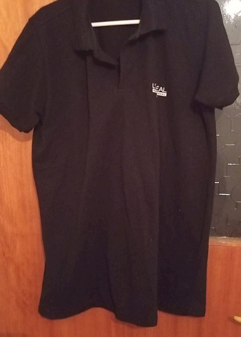 Siyah Erkek Polo Tişört, Kısa Kollu, Salaş - Görsel 3