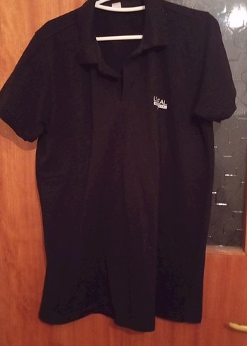 Siyah Erkek Polo Tişört, Kısa Kollu, Salaş - Görsel 2