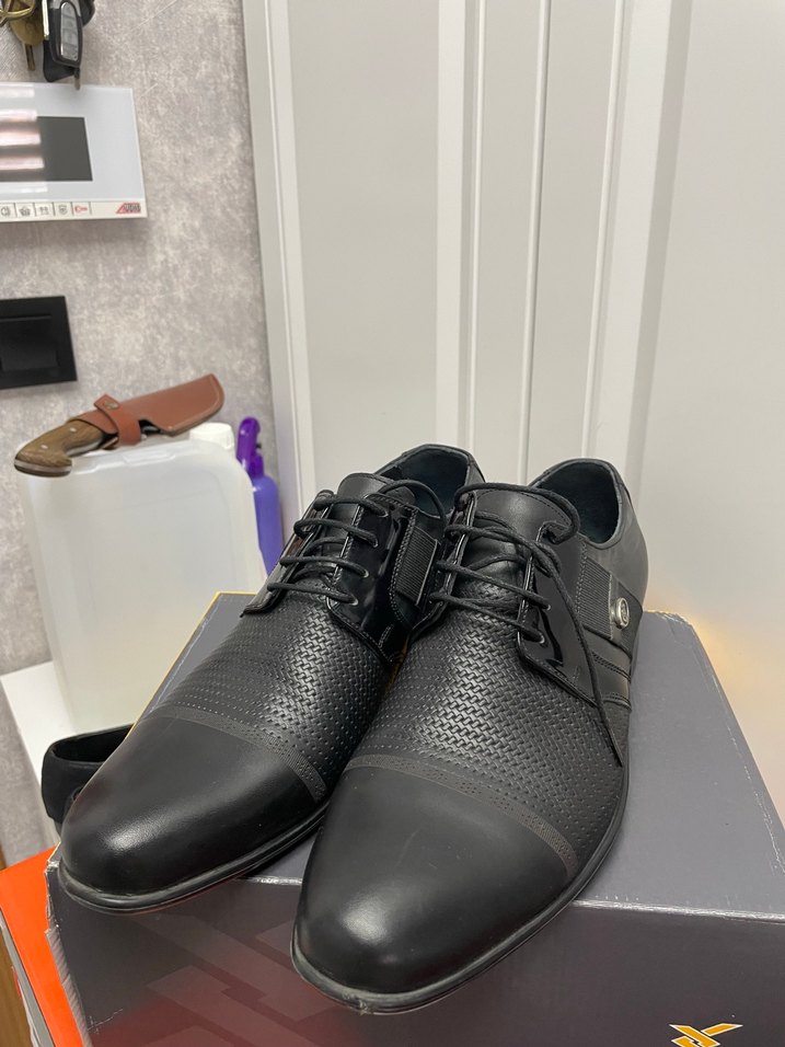 Klasik Siyah Erkek kundura Ayakkabı - Görsel 2