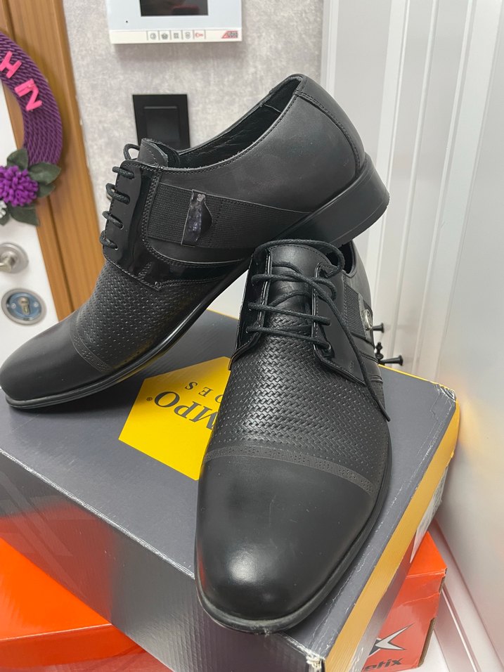 Klasik Siyah Erkek kundura Ayakkabı - Görsel 3