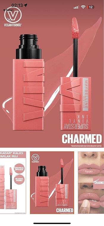 Maybelline superstay vinyl ınk 100 numara