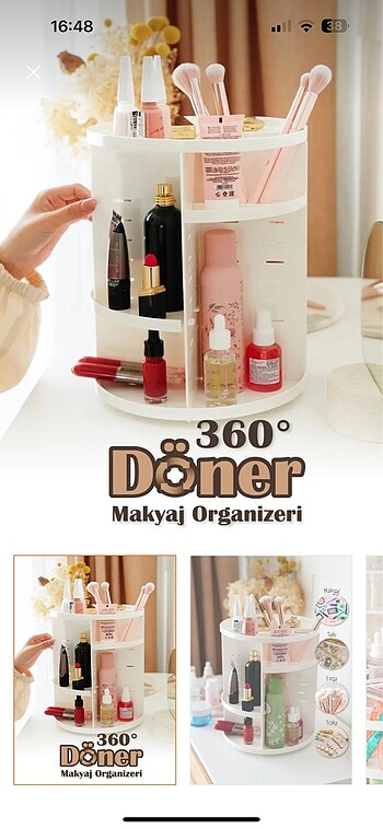 Makyaj organizer