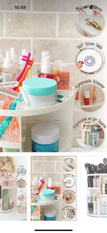  Beden Makyaj organizer