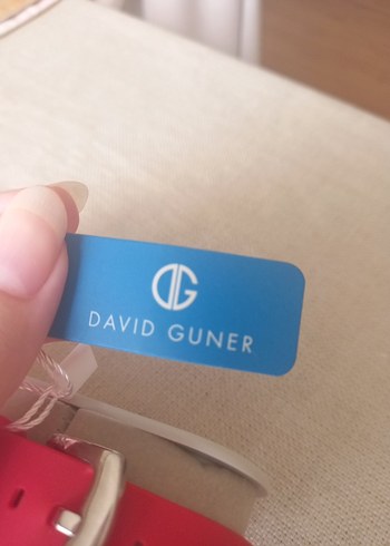  Beden kırmızı Renk Kırmızı Silikon Kordonlu Erkek Kol Saati DAVIDGUNER