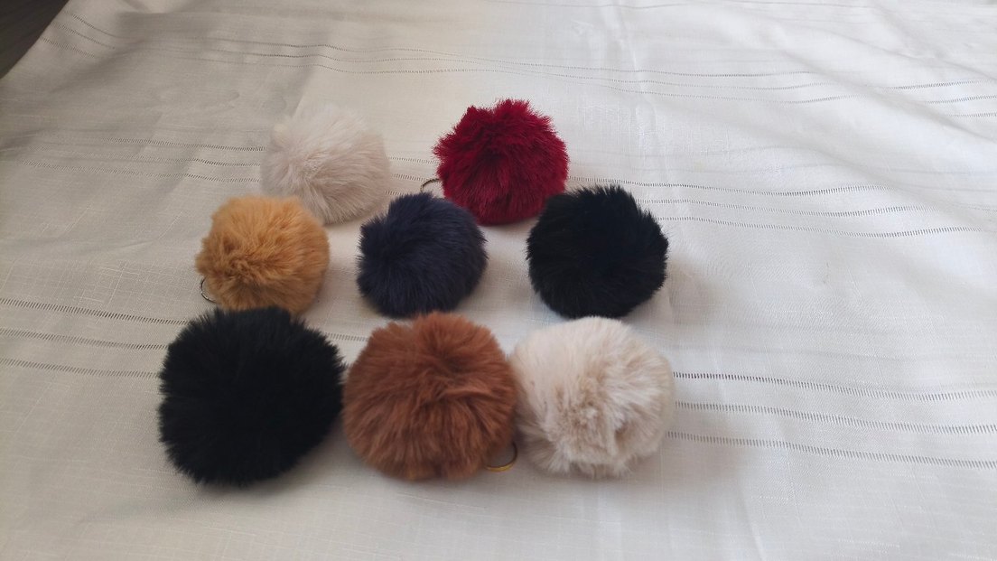 Renkli Kürklü Kadın Ponpon Anahtarlık
(TOPTAN) 8 ADET MEVCUT - Görsel 2