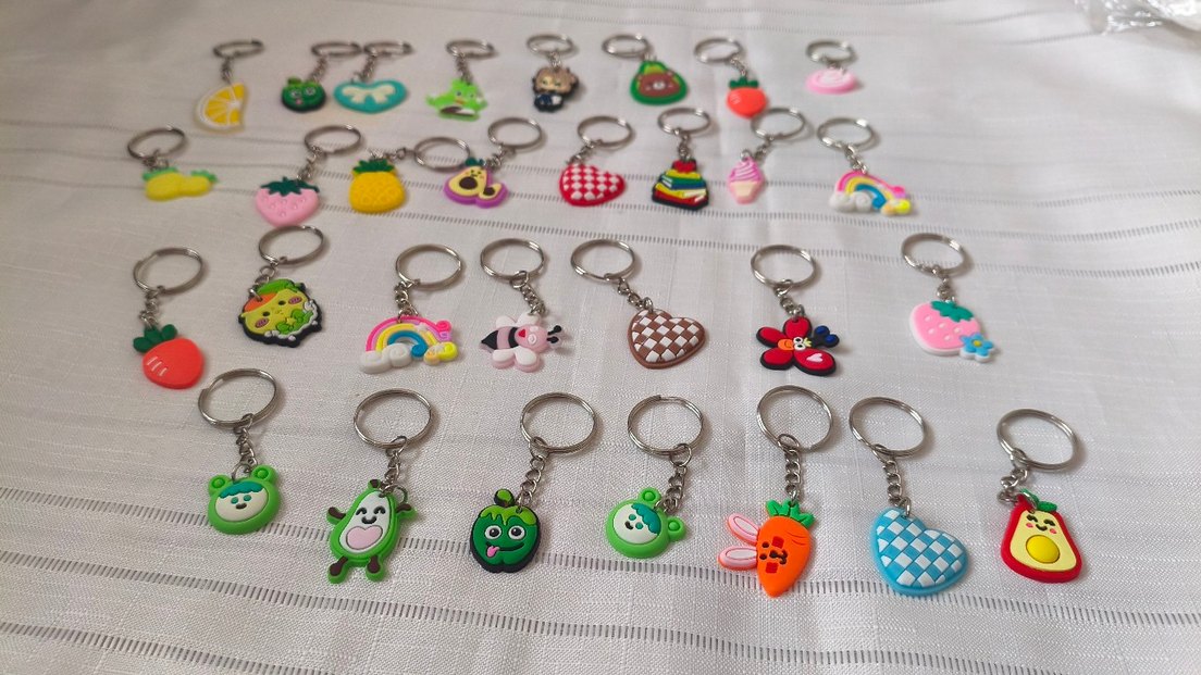 Renkli Boncuklu Kadın Anahtarlık Seti 
30 ADET MEVCUT - Görsel 2