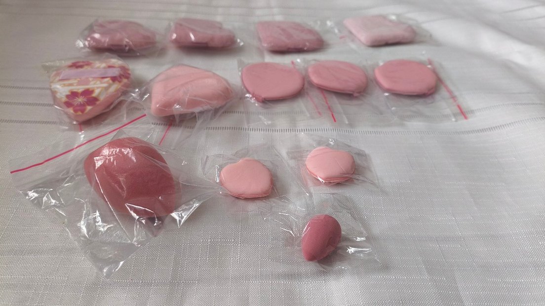 Çeşitli Pembe Makyaj Süngerleri Seti - Görsel 2