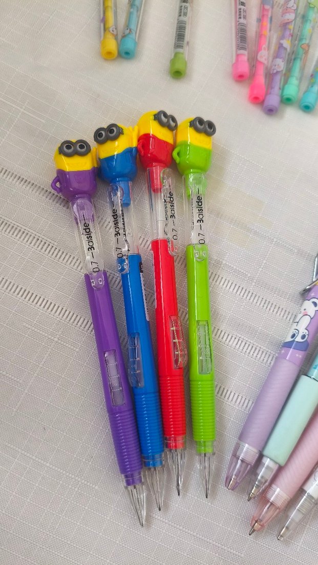 Renkli ve Karışık Tasarımlı Kalem Seti (TOPTAN) 26 ADET MEVCUT - Görsel 3