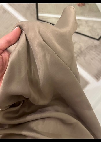 Bej Midi Kadın Uzun Etek - Görsel 2