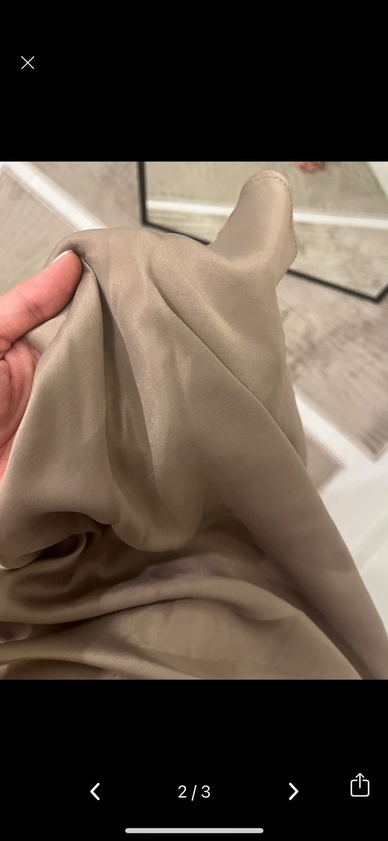 Bej Midi Kadın Uzun Etek - Görsel 2