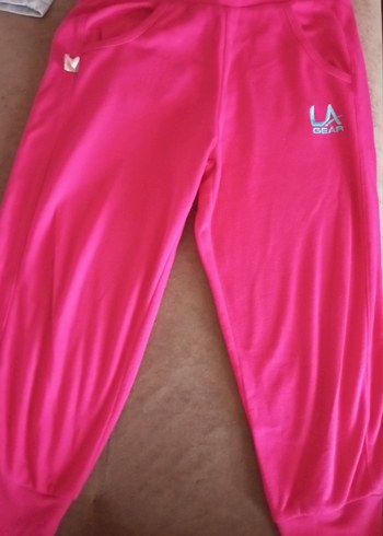 Kızlar İçin Pembe Rahat Sweatpants