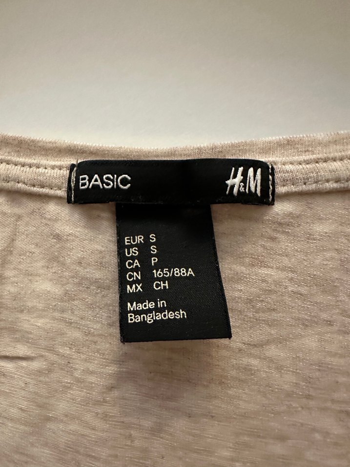 Bej  Kadın Tişört H&M - Görsel 2