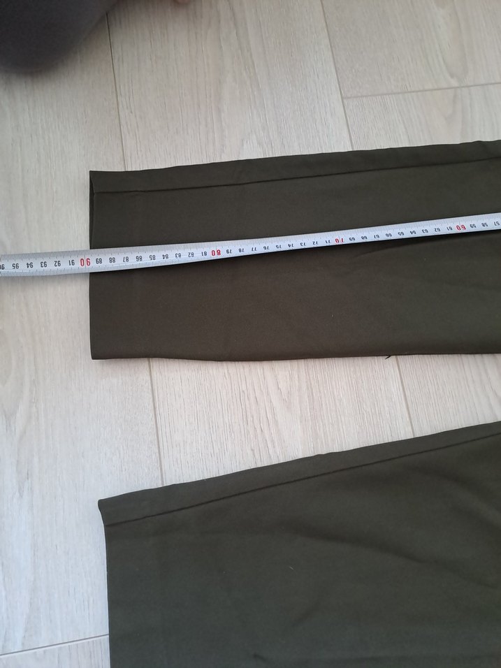 Kadın Haki Kumaş Pantolon Regular Fit - Görsel 2