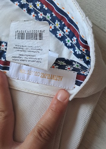 Altinyildiz Bej Düğmeli Erkek Pamuk Pantolon - Görsel 4