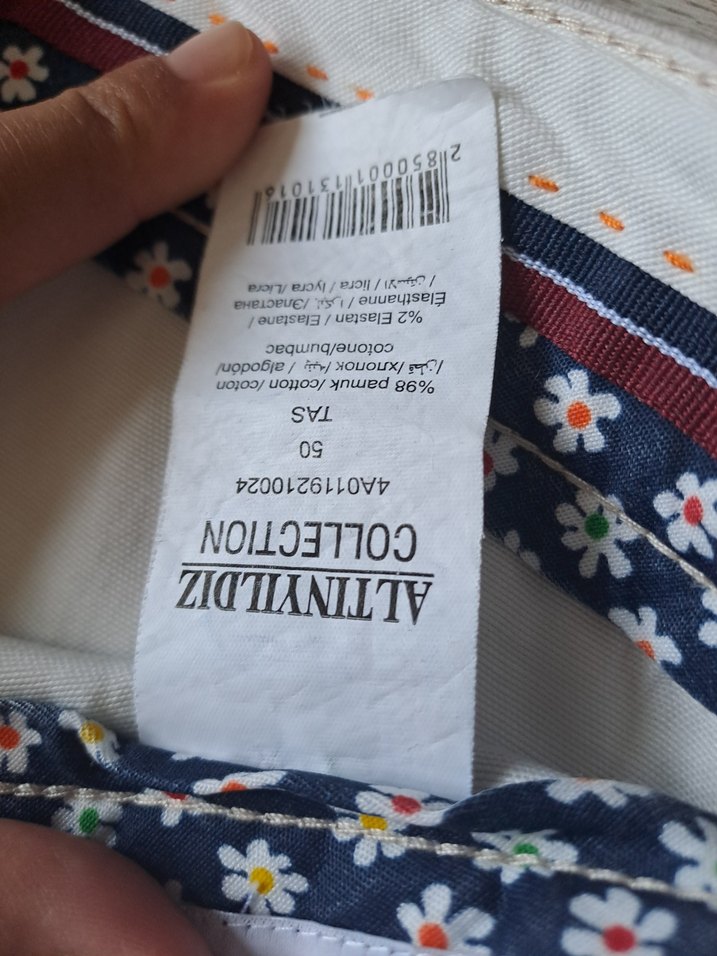 Altinyildiz Bej Düğmeli Erkek Pamuk Pantolon - Görsel 3