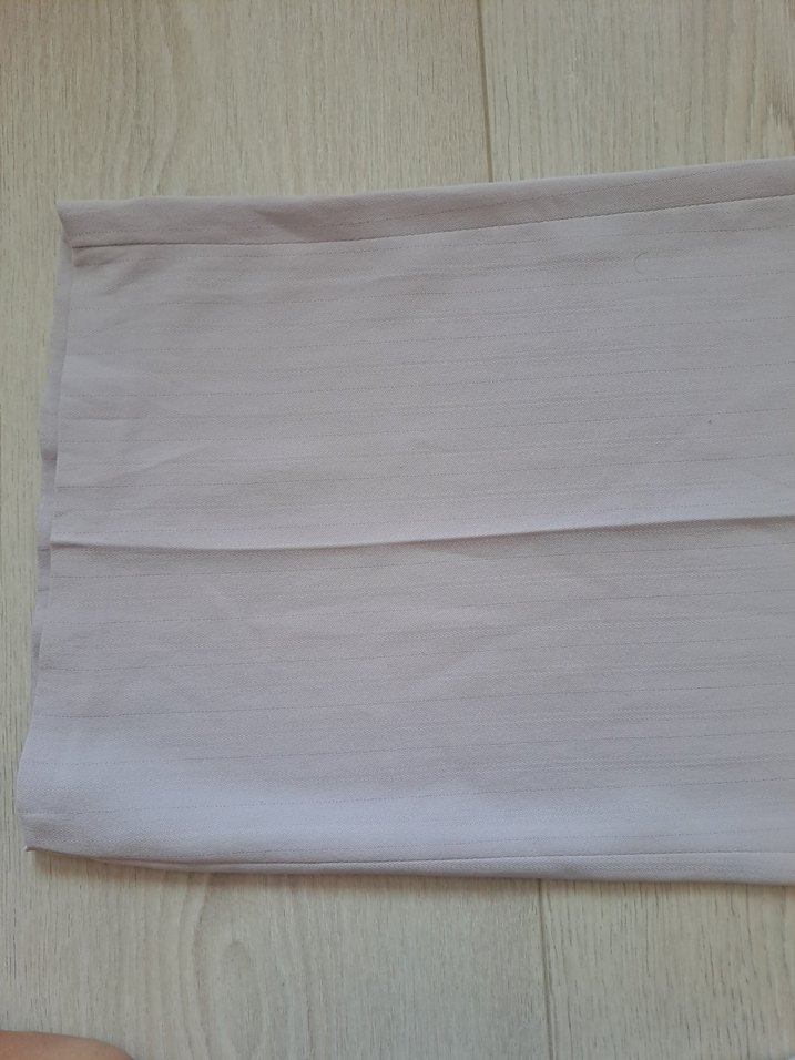 Bej Rahat Kesim Midi Keten Kadın Pantolon - Görsel 2