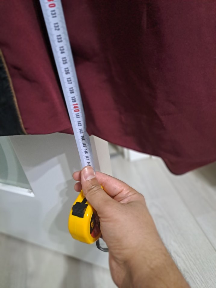 Bordo Kadın Uzun Kollu Düğmeli Elbise - Görsel 5