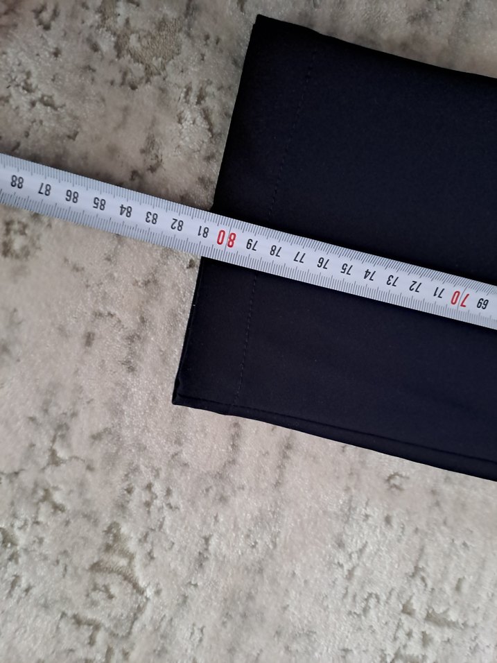 Lacivert Kadın Kumaş Pantolon Midi Boy - Görsel 3