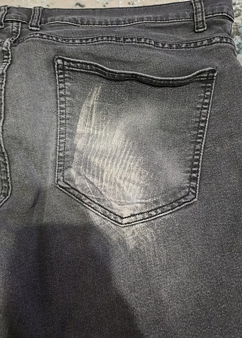 Gri Normal Kesim Erkek Kot Pantolon - Görsel 5