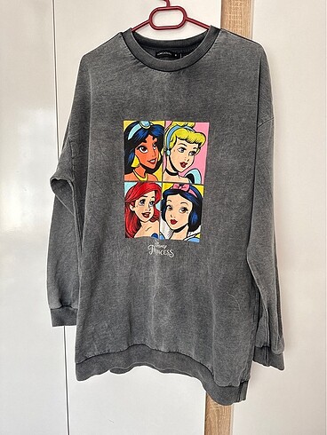 LCW lisanslı uzun sweatshirt