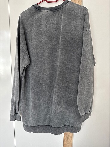 s Beden gri Renk LCW lisanslı uzun sweatshirt